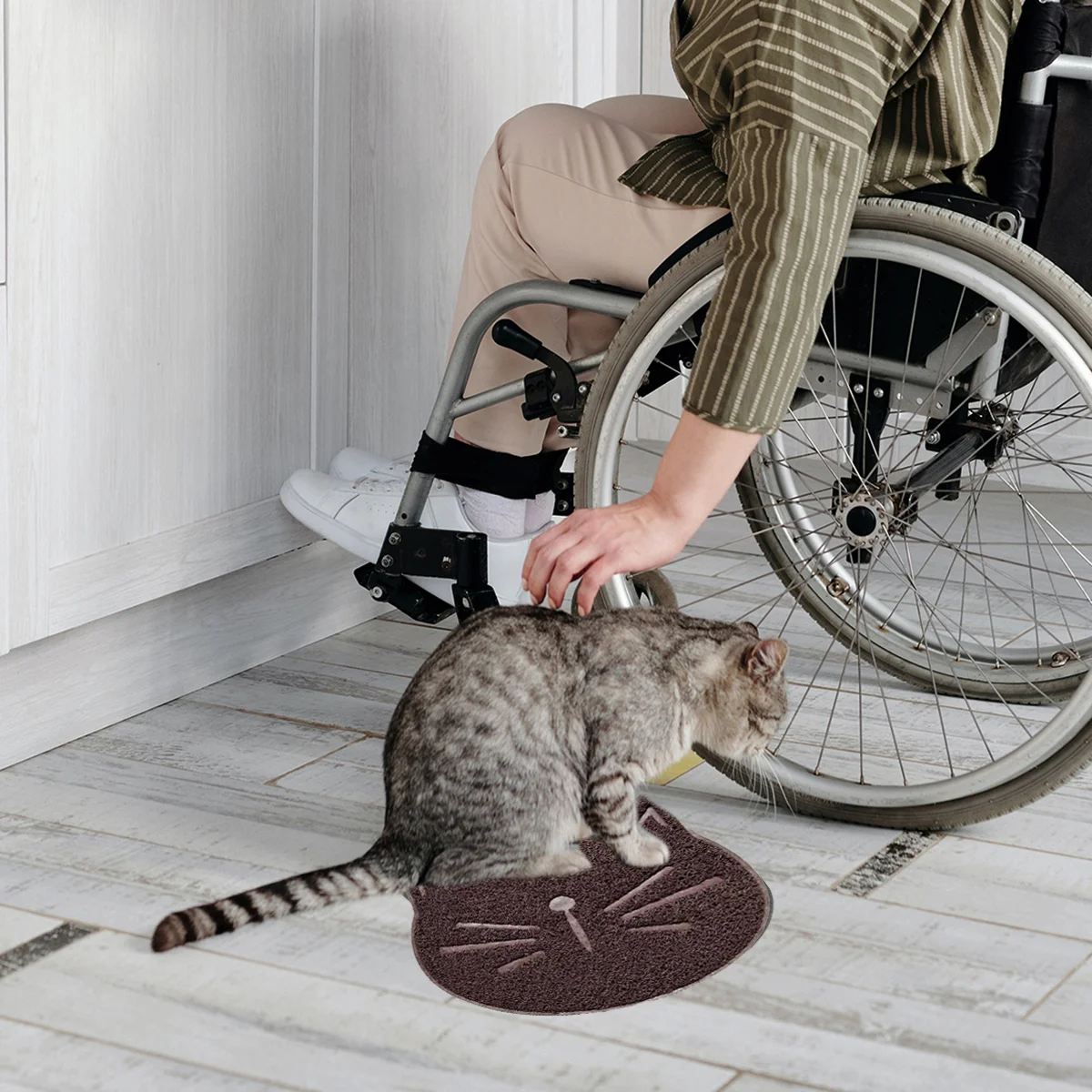 Caixas gato maca esteira pet fornecimento garra moagem suprimentos almofada de alimentação preto sentado tapete doméstico