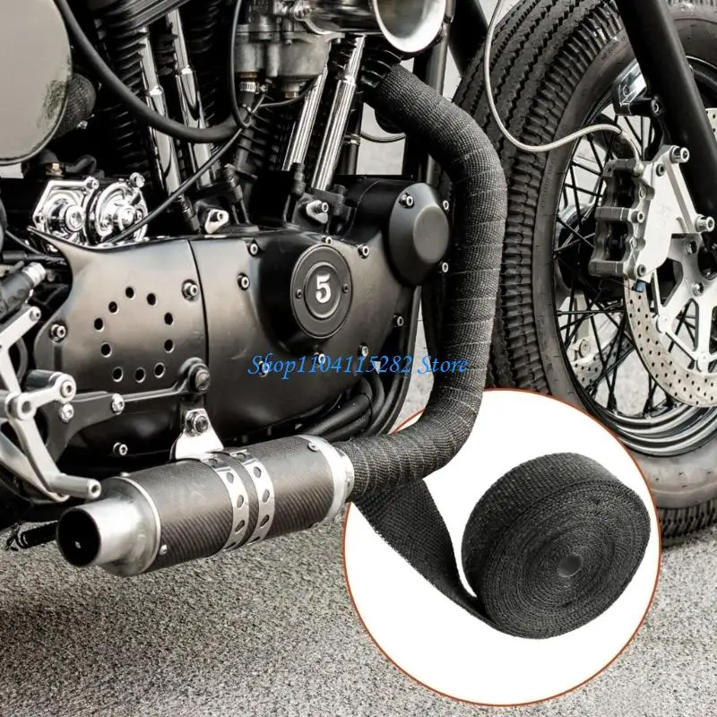 Roll Wrap Heat Wrapt For Motorcycle Panas Pita Pita Fiberglass Heat Shield