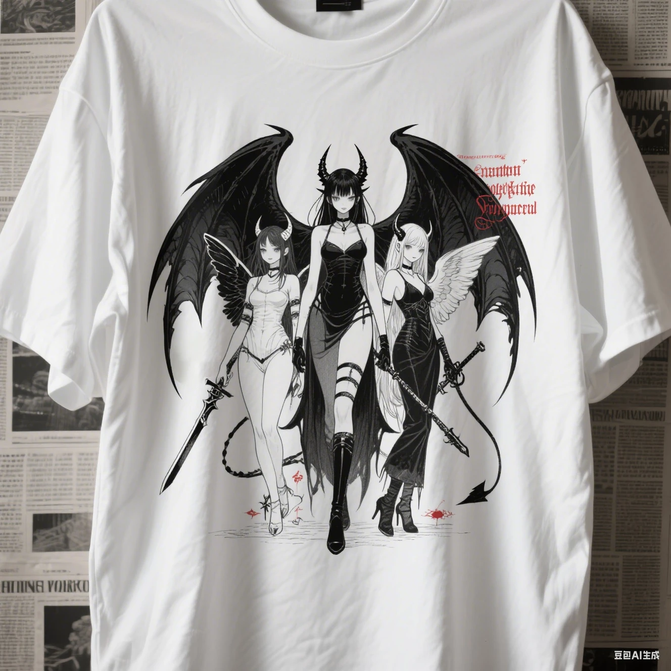 悪魔女王グラフィック男性と女性の Tシャツ夏のファッションスポーツ純粋な綿メンズ Tシャツ子供服 Tシャツ Y2k 女性