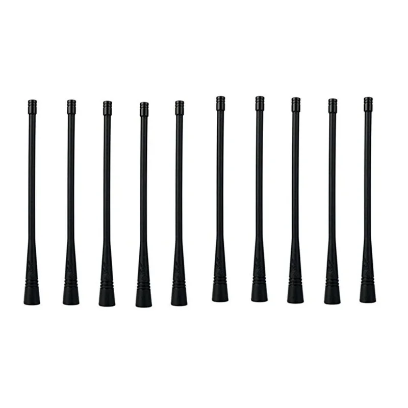 

Lot 10pcs 10W UHF 400-520MHz SMA-M Male Connector Antenna for YAESU VX-3R VX-5R VX-7R BAOFENG Retevis RT1 RT3 TYT MD380 Radio