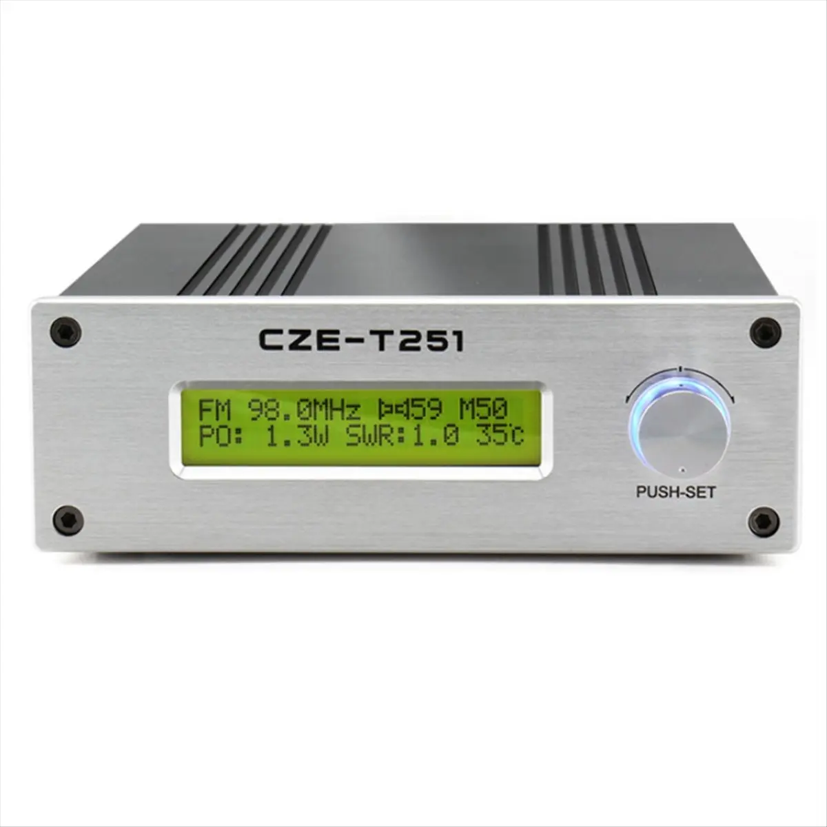 A64I CZE-T251 Long Coverage FM Broadcast Transmitter 25W 25 for Car Church Radio Station Equipments