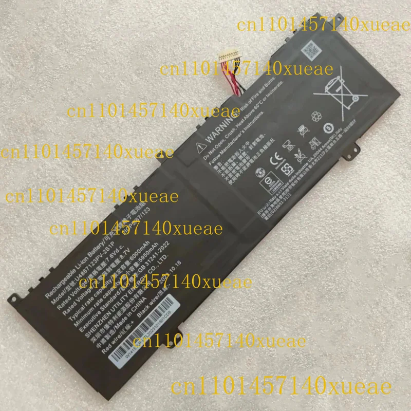 

New 2ICP5/67/123 Laptop Battery 7.6V 6000mAh For Acer U 4867123 PV-2S1P Netbook Tablet PC