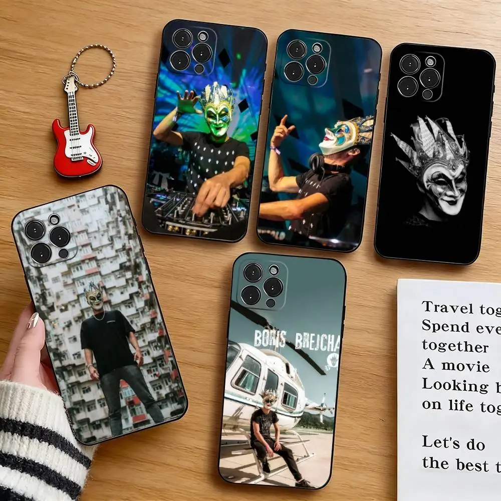 

B-Boris Brejcha DJ Phone Case Silicone Soft For IPhone 17 16 15 14 13 12 11 X XR Plus Pro Max Plus