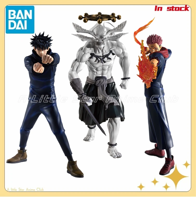 

In Stock Original BANDAI SPIRITS Jujutsukaisen 2 THE SUKUNA/MEGUMI FUSHIGUROI/ Makora Shibuya Rash Action Figure Model Gift Toys