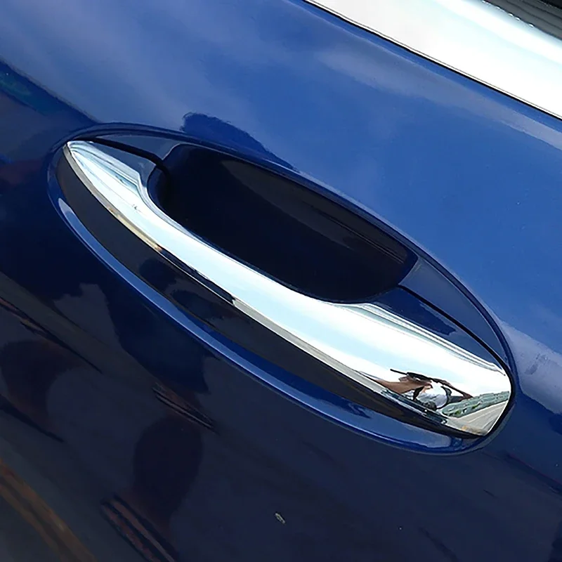 

Car Door Handle Bowl Cover Trim Carbon Fiber Pattern For Mercedes Benz A B C GLC Class W177 W247 W205 X253 Exterior Accessories