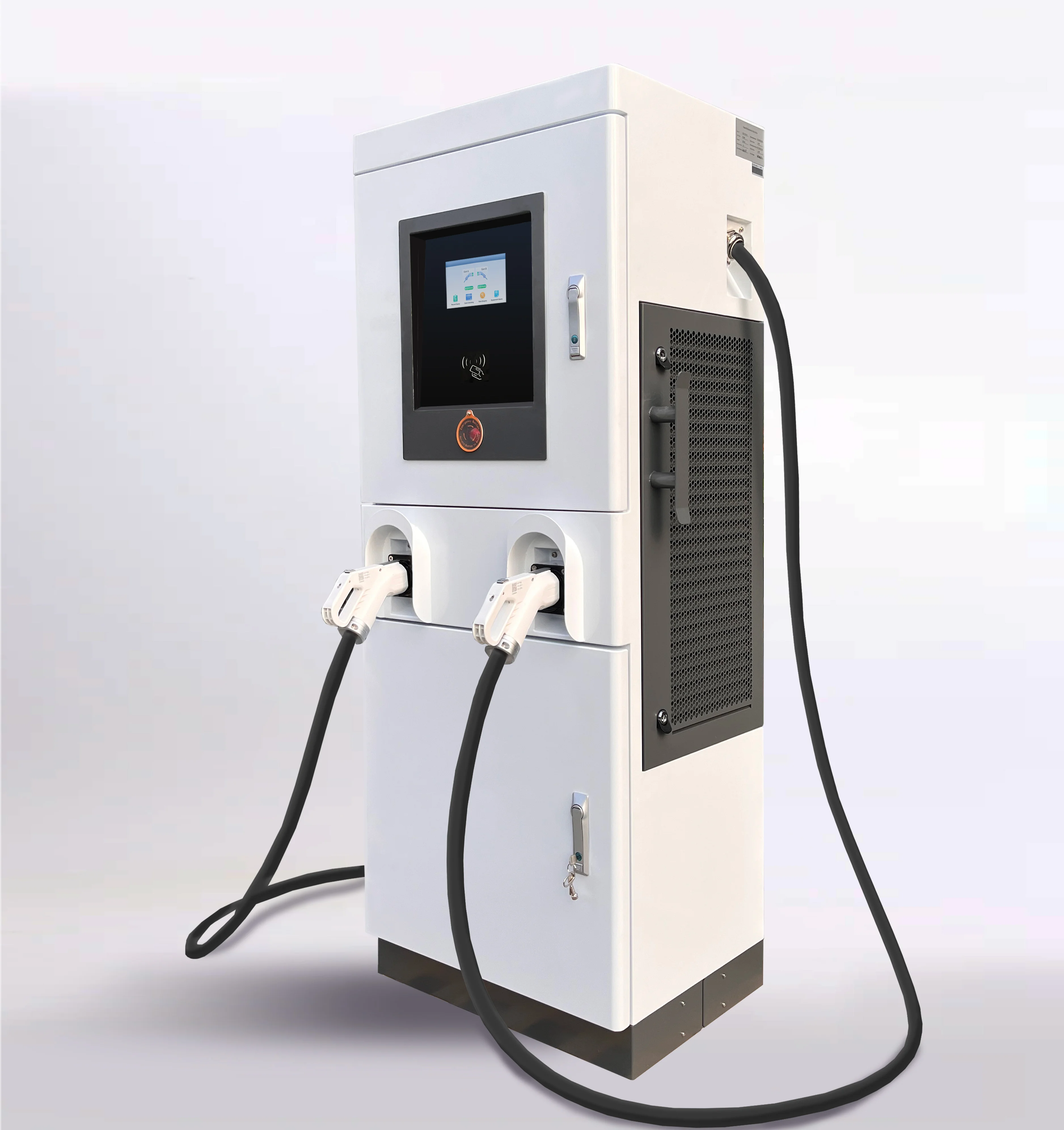 40-120kW Smart DC EV Charger Station with CCS2/Type2/GB/T Plugs, OCPP 1.6 for Global Public & Fleet Operations