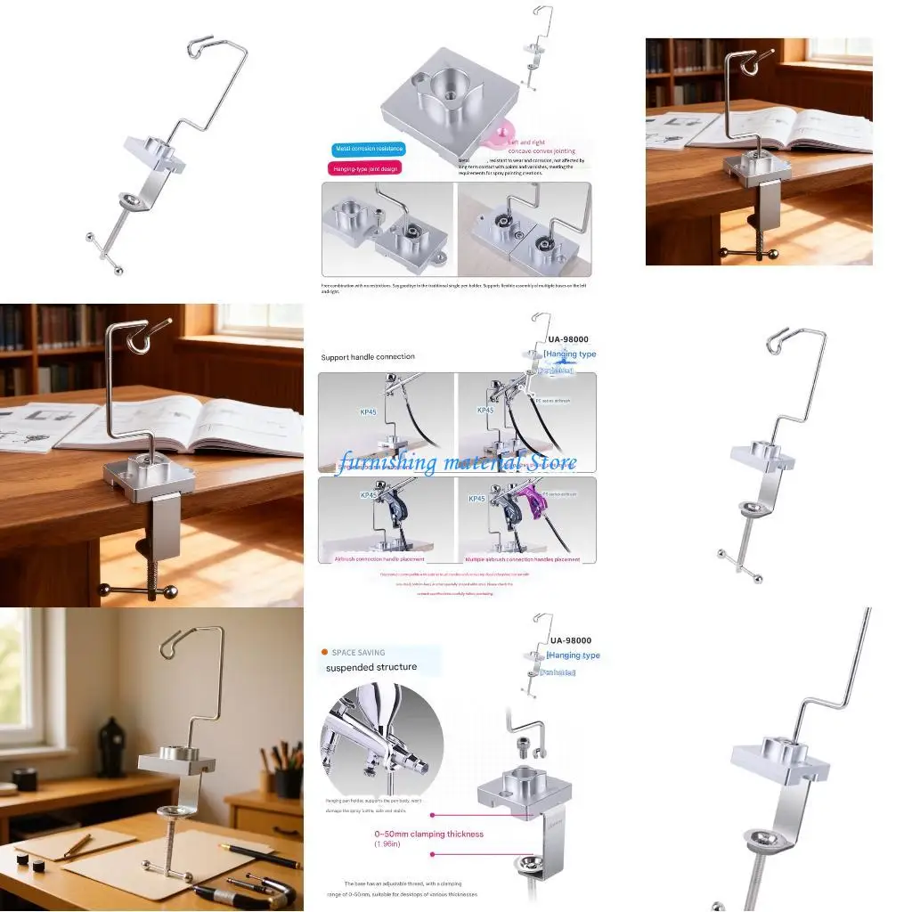 

Y5GD Efficient Storage Vertical Holder Saves Workspaces for Art Easy Mount