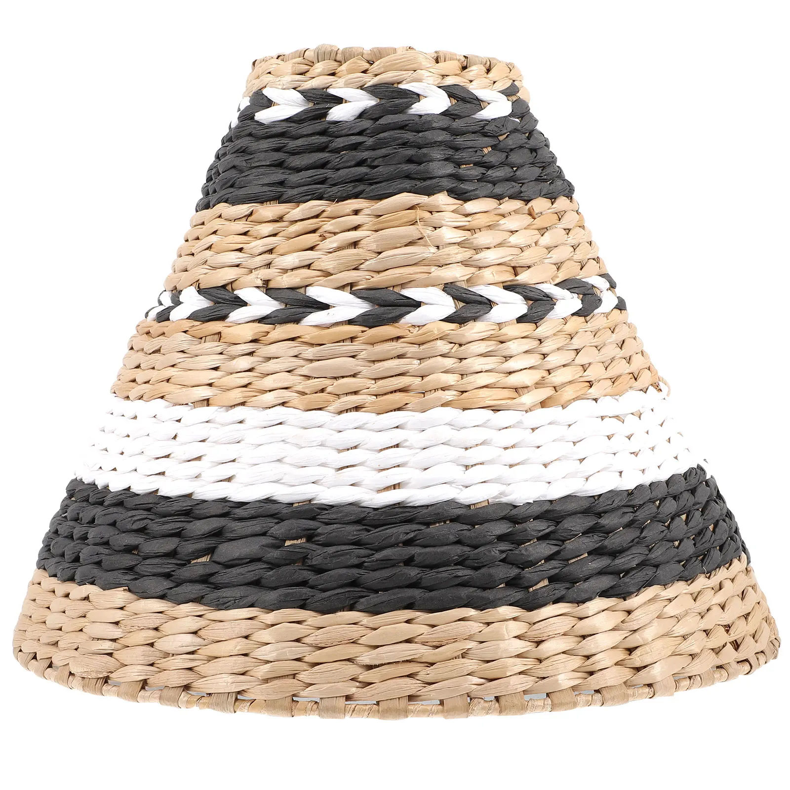 

Paper Metal Lampshades Black Small Desk Cover E27 E14 Socket Vintage Lighting Accessories Practical Dustproof Design
