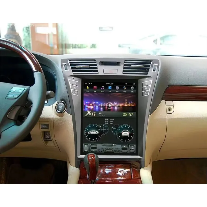 Car Screen For Lexus LS460 2006-2012 Android13 Player Carplay GPS Navigation Car Stereo Radio Multimedia Player Auto Audio