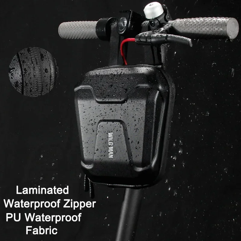 

Сумка на руль велосипеда с твердым корпусом, водонепроницаемая светоотражающая сумка на переднюю трубку, легкая езда на велосипеде для шоссейных велосипедов