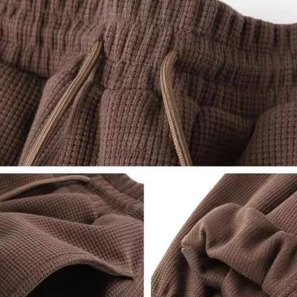 Pantaloni sportivi casual da uomo Abbigliamento da lavoro da esterno di grandi dimensioni Pantaloni lunghi dalla vestibilità ampia Comodo elastico in vita Sle giovanile