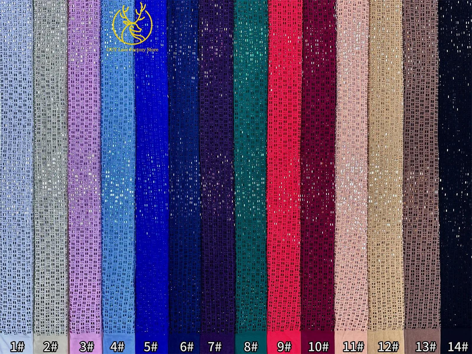 Königsblauer Österreichischer Glasdiamant-Stretch-Spitzenstoff Königlicher Luxus Französischer Tüll Afrikanischer Spitzenstoff für Brautkleider – Detail 24