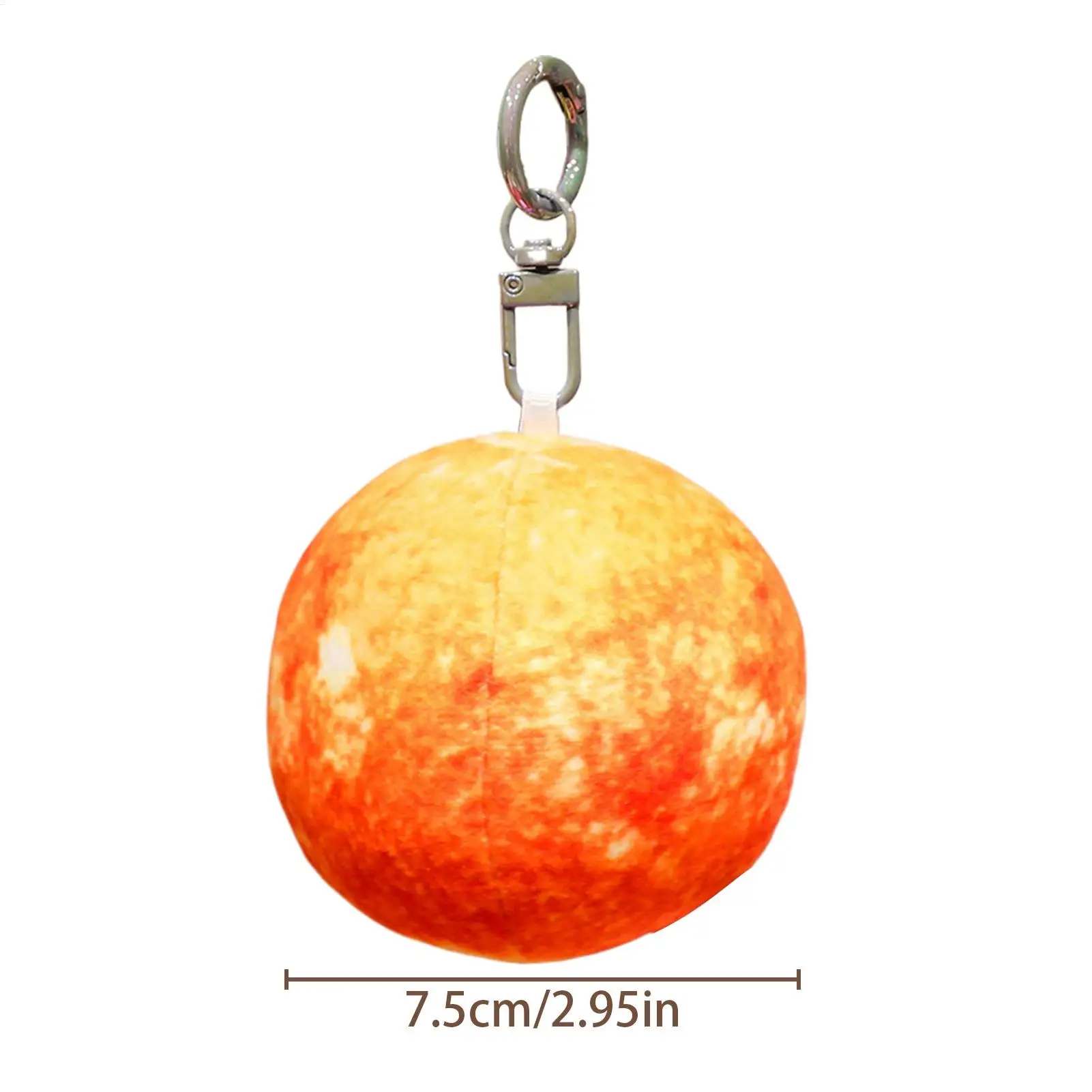 Planet Toys 2.95 Inch Stuffed Solar System Pendant Plush Planet Ornaments For Handbag Coin Purse Jewelry Wallet Backpack Women