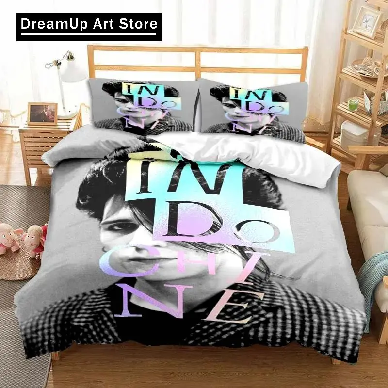 3D Print Fashion Indochine Rock Bedding Set Boys Girls Twin Queen Full Size Duvet Cover Pillowcase Bed Adult Bedroom