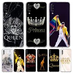 Clear Phone Case For Samsung A14 A50 A70 A30 A40 A20E A10S A20S A02S A04S A12 A22 A32 A34 A52 5G A54 Queen Freddie Mercury Cover