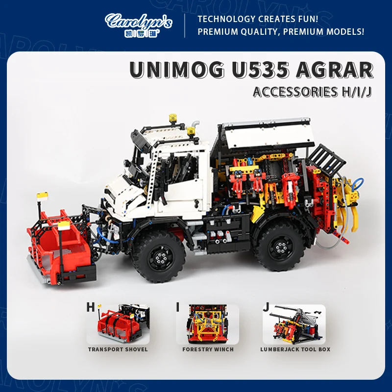 Carolyn's Unimog U535 Agrar Design by Furchtis Off-Road Car Transport Shovel Forestry Winch Lumberjack Digital Instructions Only