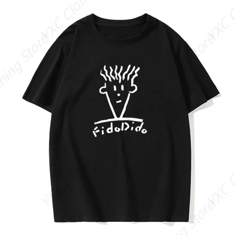 Fido Dido Popular Drink Clothing Men's T-shirt- Short Sleeve Crew Neck Soft Fitted Tees S - 6XL Fresh Classic Basic Tshirts