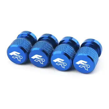 4 kusy pro Seat Leon FR+ Cupra Ibiza Altea Exeo Formula Racing Car Krytky ventilků pneumatik Kryty kol Voděodolné příslušenství 8 nejlepší prodej logo Seat Leon FR - №6