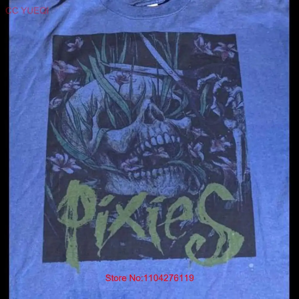 Pixies PreOwned XL Blue T Shirt long or short sleeves