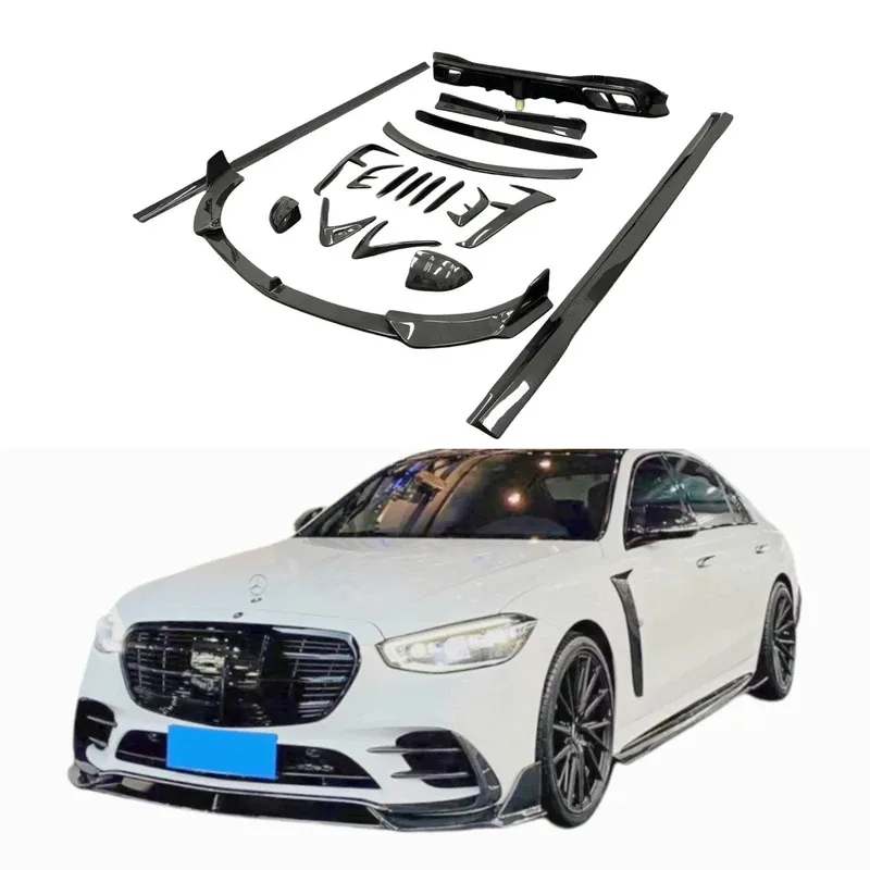 

Bodykit из углеродного волокна MSY Style bz S Class W223 S Sport Передний спойлер из углеродного волокна Диффузор Боковые юбки Зеркало