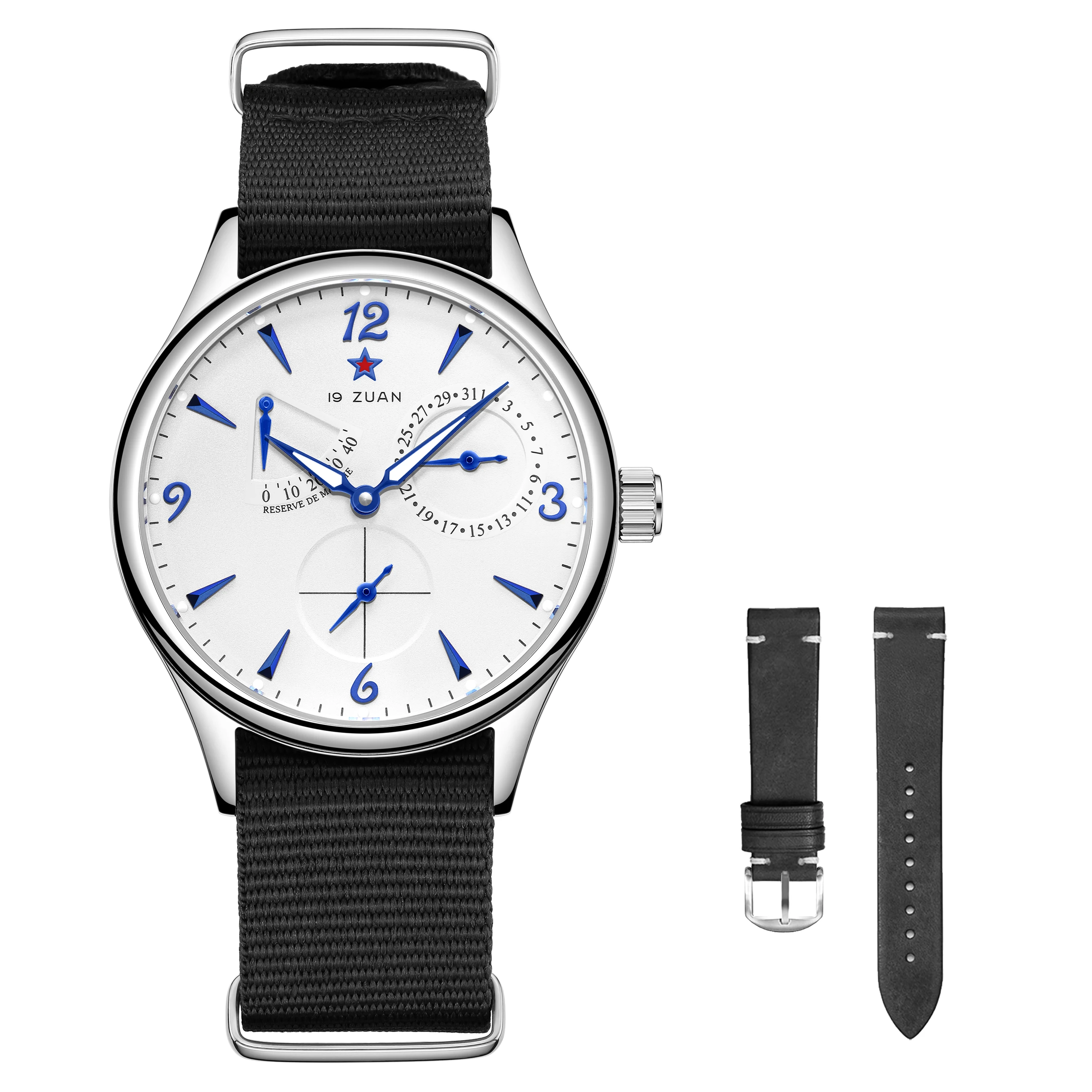 Seagull Herren 1963 Fliegeruhr 40 mm ST1780 Automatisches mechanisches Uhrwerk Saphirglas Retro-Stil Wasserdicht 50 m