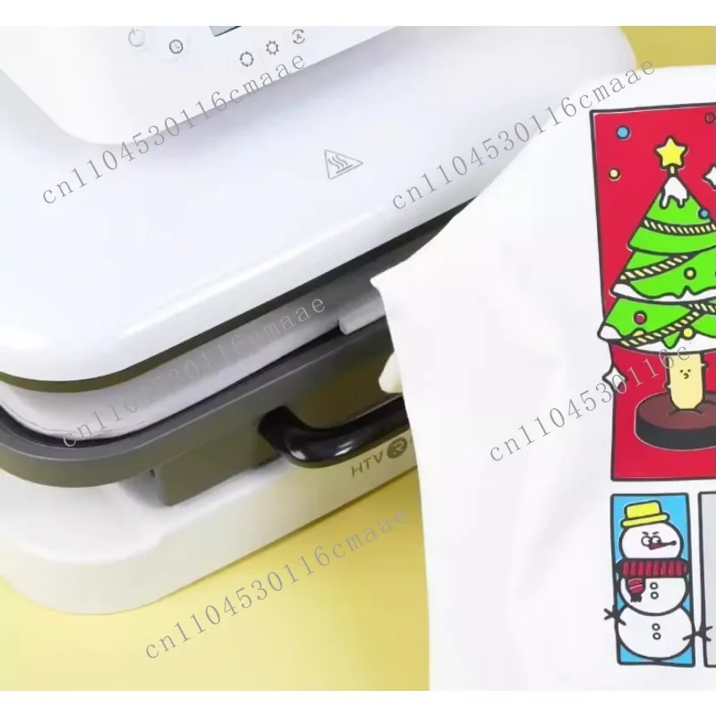 T-shirt heat transfer machine, garment digital 38*38 flat ironing hot press machine, manual transfer printing equipment