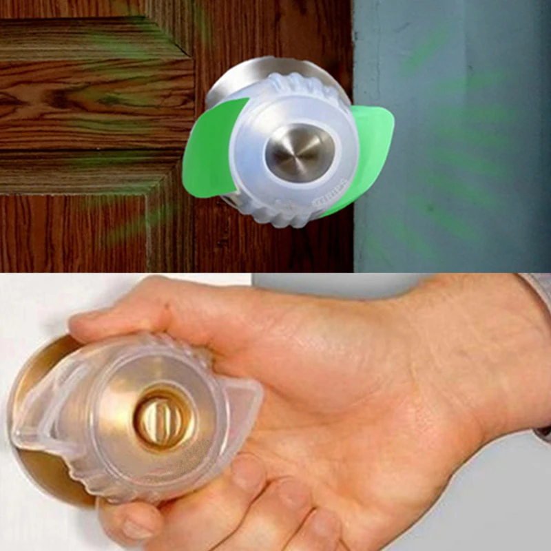 

New Fluorescent Door Knob Dust Covers Round Wall Protector Door Handle Bumper Guard Stopper Child Baby Safety Supplies Crash Pad