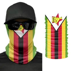 2022 Zimbabwe Flag Scarf Neck Face Mask Unisex Fashion Neck Warmer Seamless Bandana Headwear Cycling Hiking