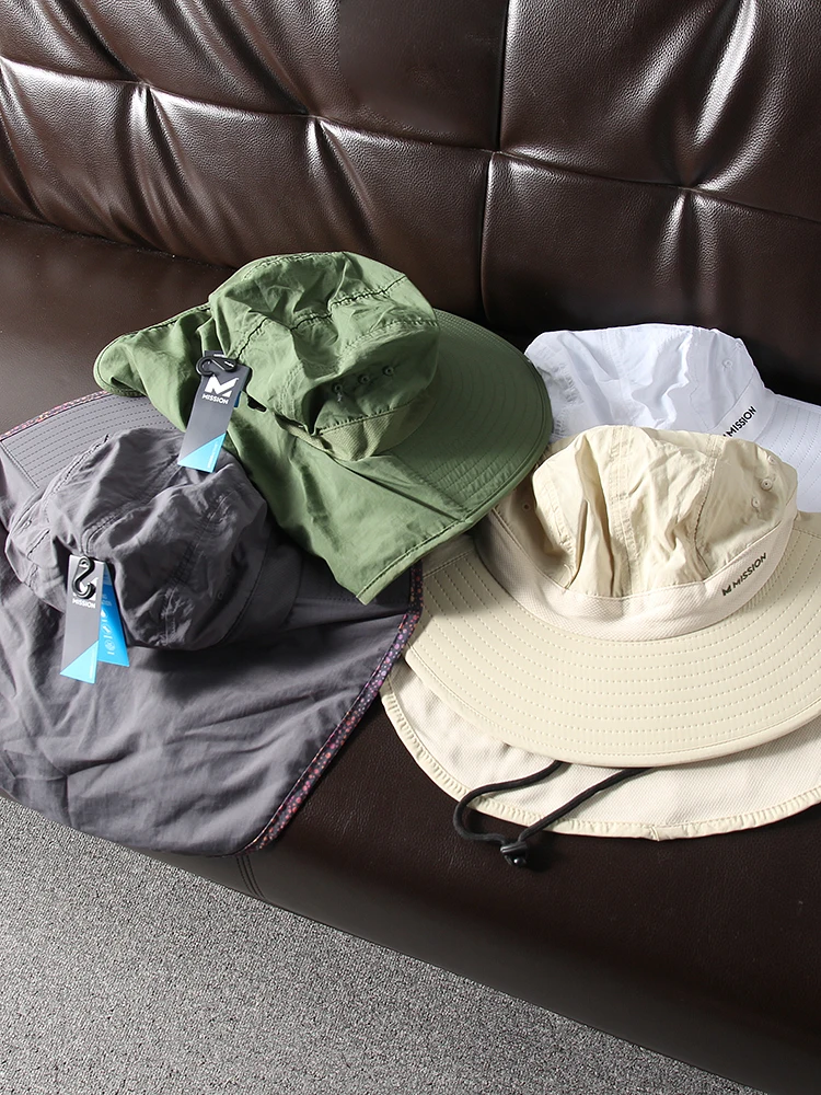 Convenient Portable Outdoor Sports Sun Protection Mountain Climbing Fishing Cap Couple Style Summer Casual Polyester Fiber