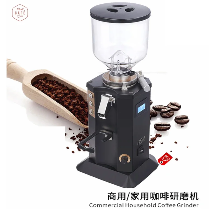 

y Deer Household Espresso Coffee grinder flat blade 64mm burr Coffee Grinder