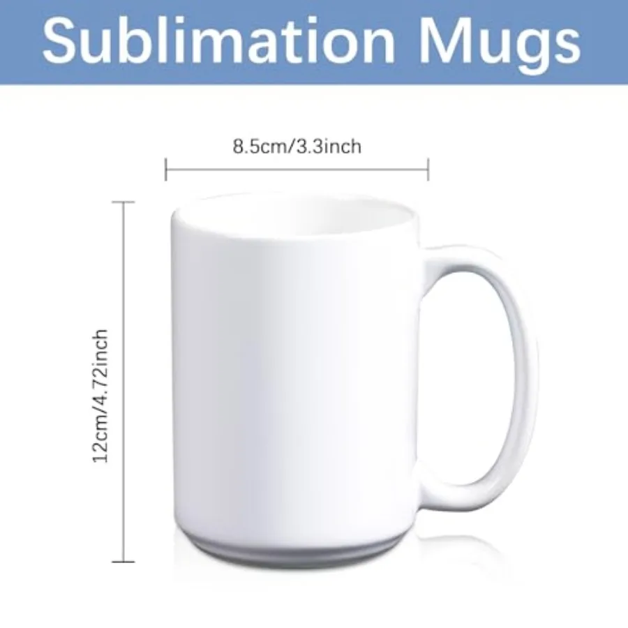 15 PACK 15 oz sublimation mugs - Sublimation Mug White avis et prix