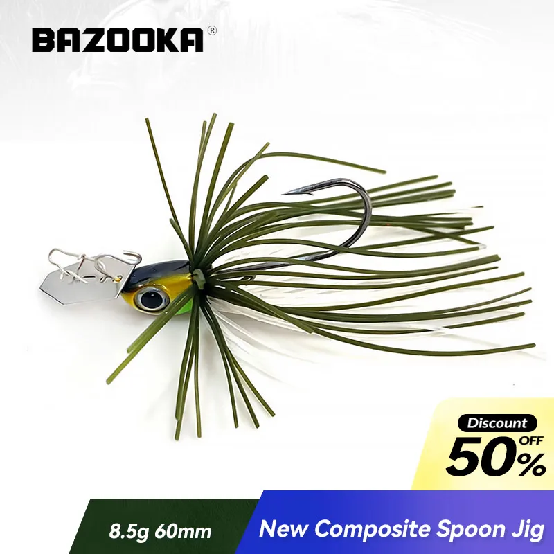 Bazooka Wire Bait Spinnerbait Fishing Lure Set Spinner Metal Hook Spoon Wobblers Artificial Bass Sequins Pike Carp Ice Winter