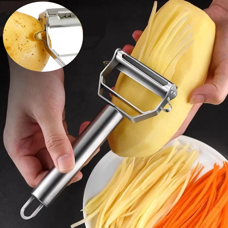 

Kitchen Peeler Stainless Steel Vegetable Peeler Korean Carrot Grater Fruit Peeler Potato Slicer Vegetable Julienne Kitchen Tools