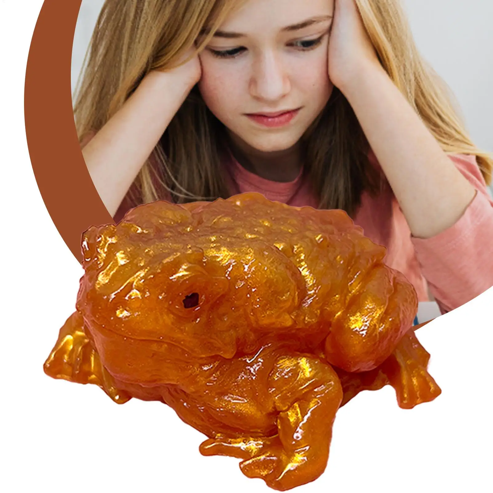 Decompressies Knijp Speelgoed Dier Knijpspeelgoed Leuke Kikker Vorm Stress Squishys Fidget Knijpspeeltje Anti-Stress Geschenken