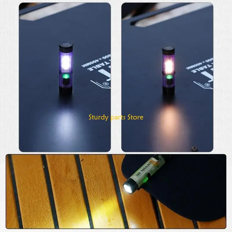 

97QC Водонепроницаемые уличные небольшие фонарики, перезаряжаемый светодиодный карманный светильник с магнитным всасыванием, для