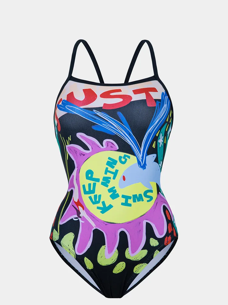 Korean Style Speed Suit Swimsuit Women's New Sexy Slimming One-Piece  Student Training Competitive Swimming Gymwear - view 5