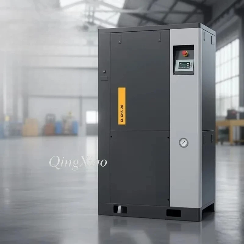 Screw Air Compressor Stable Air Supply Low Noise Great Compatibility For Industrial Packaging Workshop Daily Supporting Jobs Use