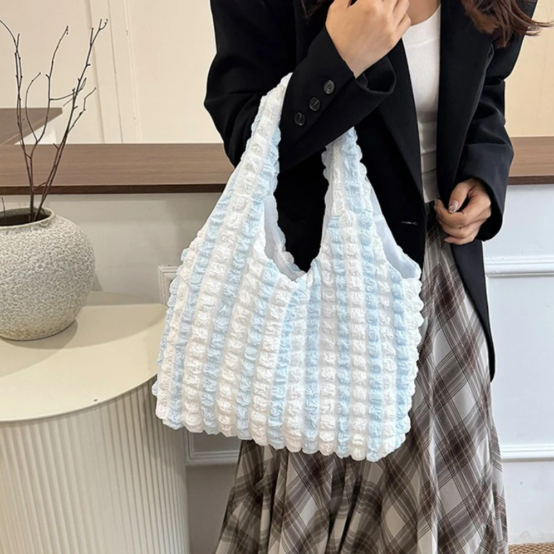 حقائب يد عصرية متعددة الاستخدامات وركاب للنساء ذات سعة كبيرة وخفيفة الوزن وحقيبة كتف بسيطة وغير رسمية #3