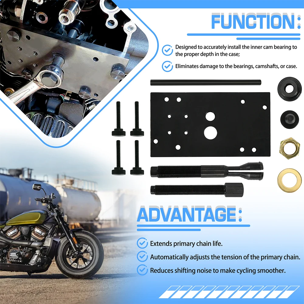 طقم خدمة محمل الكاميرا لهارلي ديفيدسون 107/ 114/ 117 ميلووكي-ثمانية محركات 2017-تيار #3