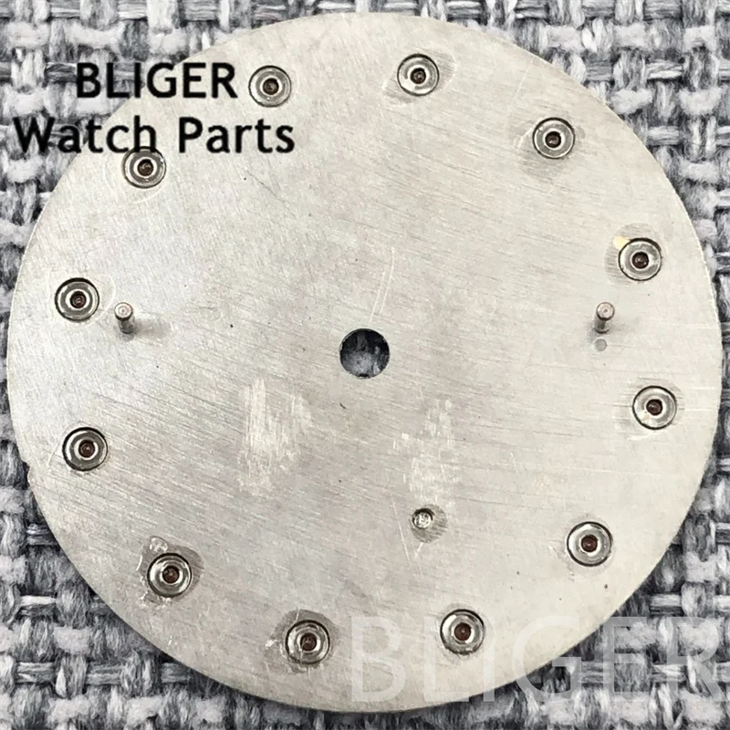 BLIGER 女性の腕時計ダイヤル紫緑白 24.5 ミリメートル Deville 腕時計ダイヤルフェイスフィット NH05 NH06 女性の腕時計修正されたアクセサリー