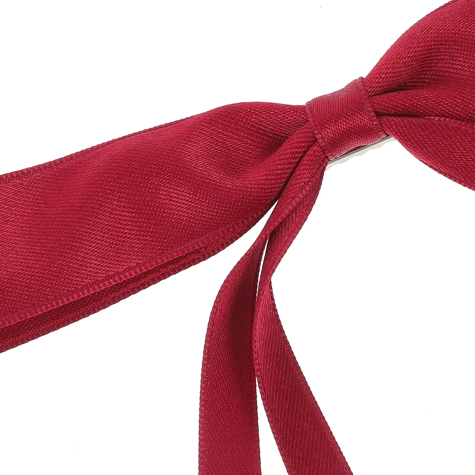 

8Pcs Women Satin Bow Hair Clips Simple Elegant Hair Accessories Lightweight for Wedding Birthday Prom Clips for Girls