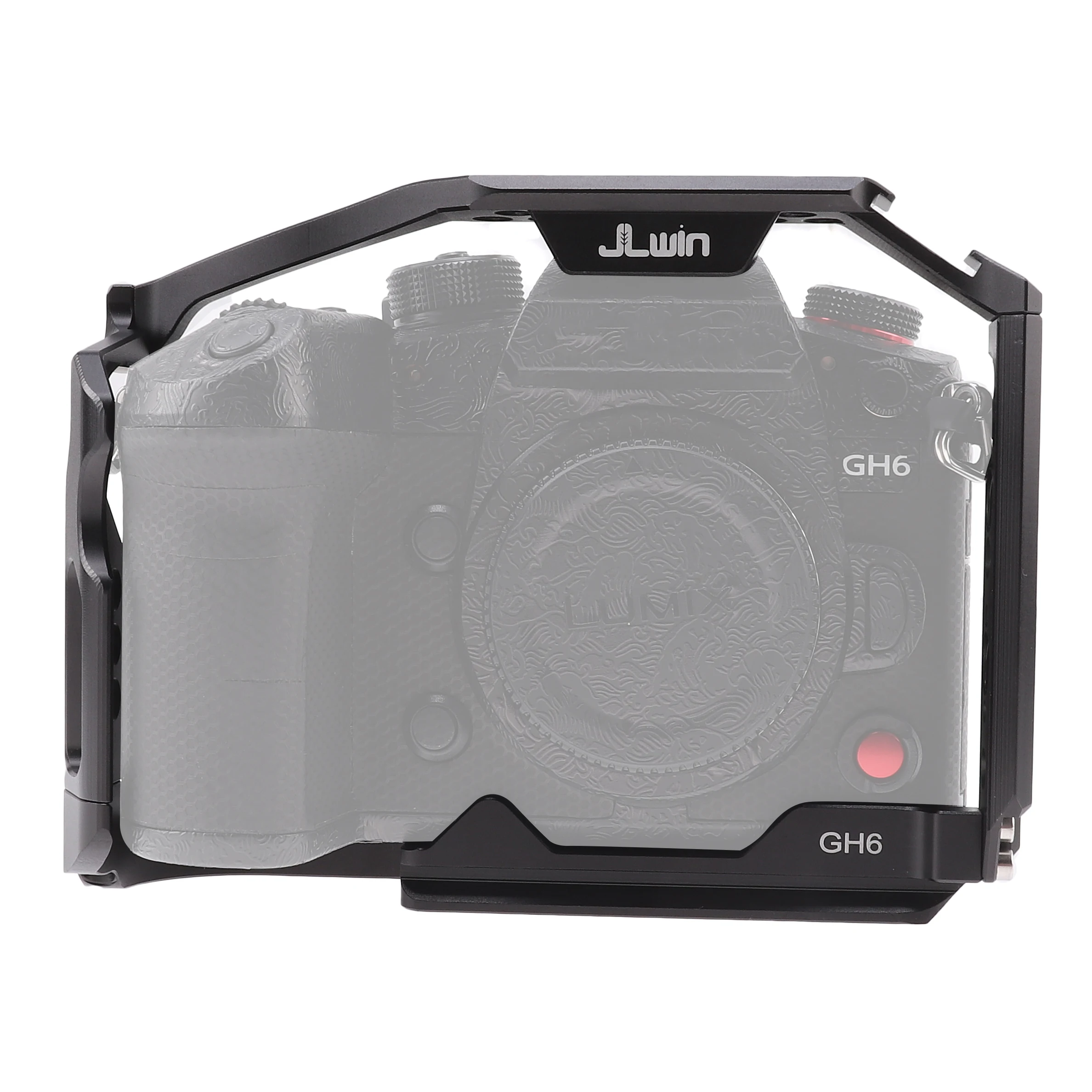 FOTGA GH6 Cage Kit Full Camera Cage with Top Handle For Panasonic LUMIX GH6 Camera 1/4'' & 3/8