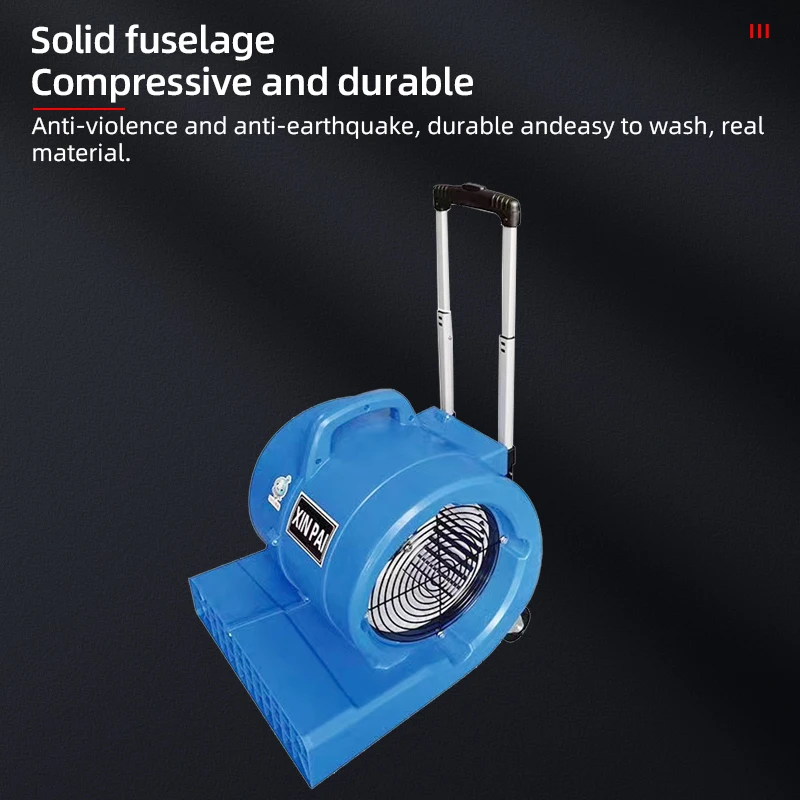 2025Air Mover Ventilatore a 3 velocità Ventilatore per tappeti Asciugatrice per tappeti commerciale Asciugatrice per pavimenti Asciugatrice per pavimenti Asciugatrice per pavimenti