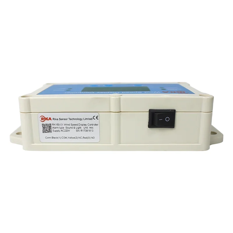 RIKA RK150-01 Crane Safety Monitoring Wired or Wireless Anemometer Wind Speed Transmitter and Indicator