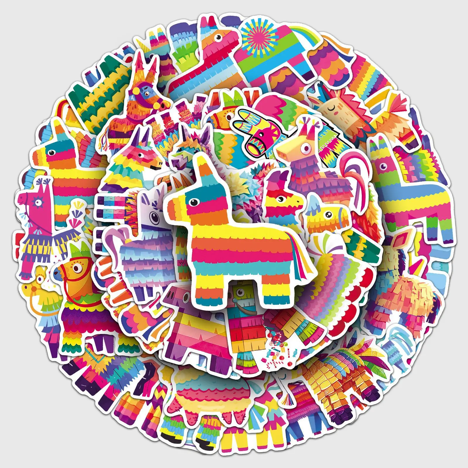 

10/50 шт., наклейки для куклы пиньты, граффити, водонепроницаемые наклейки, игрушки, креативные украшения «сделай сам», чашка для воды, коробка для канцелярских принадлежностей, скутер