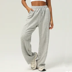 VITALINOVO Womens Wide Leg Sweatpants High Waisted Baggy Lounge Pants Drawstring Athletic Flared Joggers with Pockets Outfits