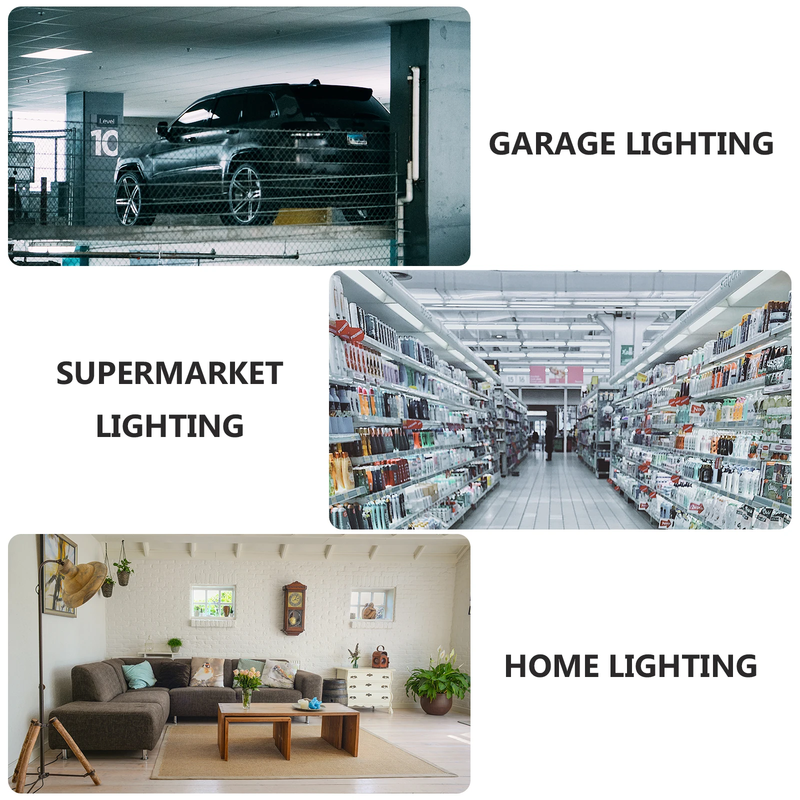 1Pcs Colorful Five Leaf Lamp Even Bright LED Light for Garage Ceiling Fast Mounting Decor Garage Light Ceiling Lamp