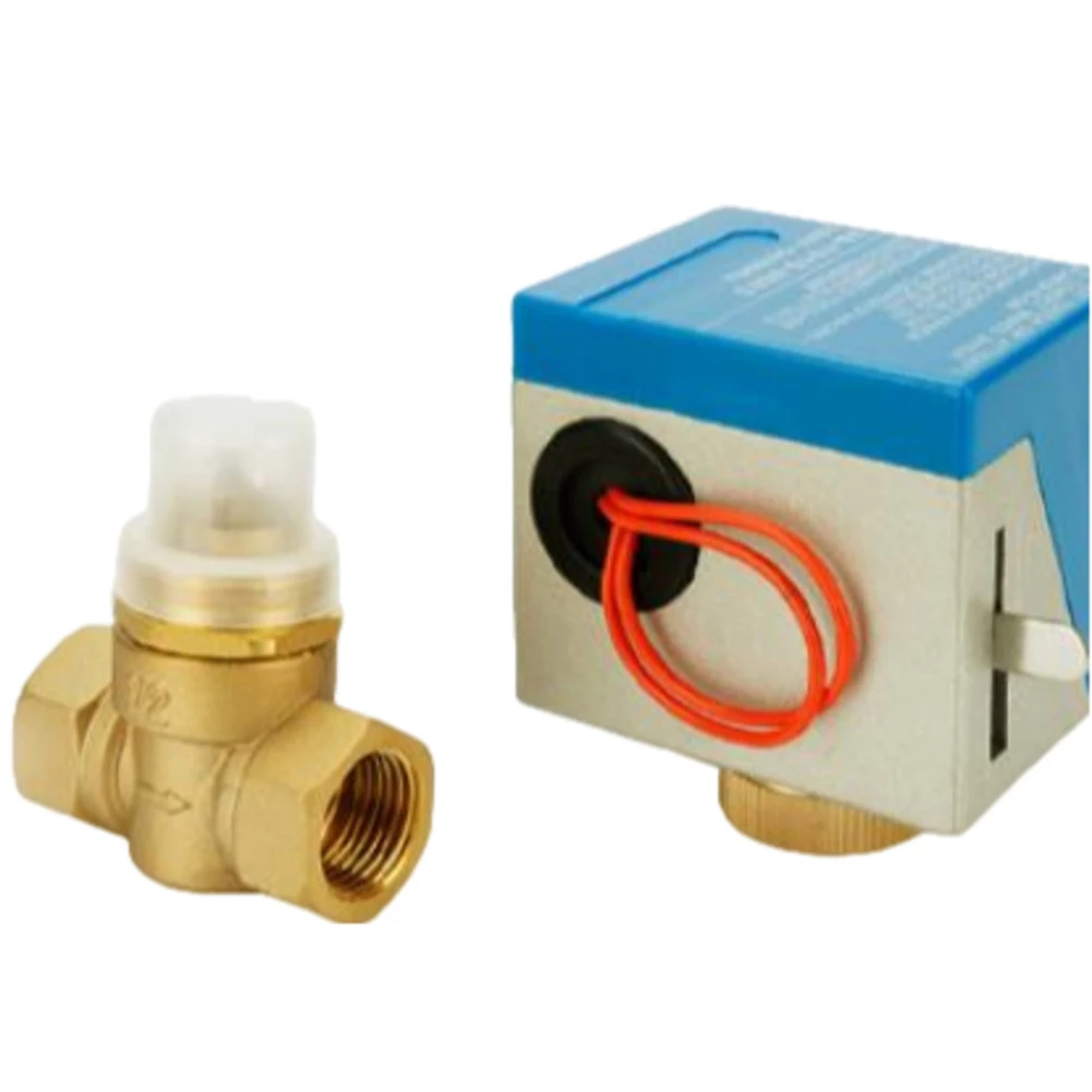 Actuated Valve 2-way Electric Valve For Cold And Hot Water Operating for temp 2 -95 Stainless Steel Stem For HVAC Applications