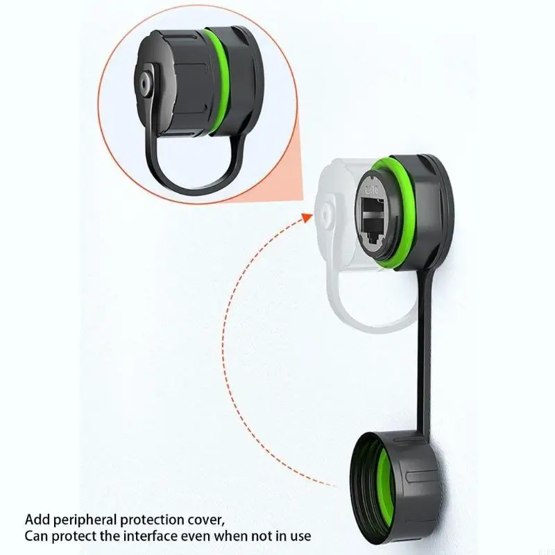 E1PF Couplador RJ45 RJ45 Conectores RJ45 Garantir proteções poeira