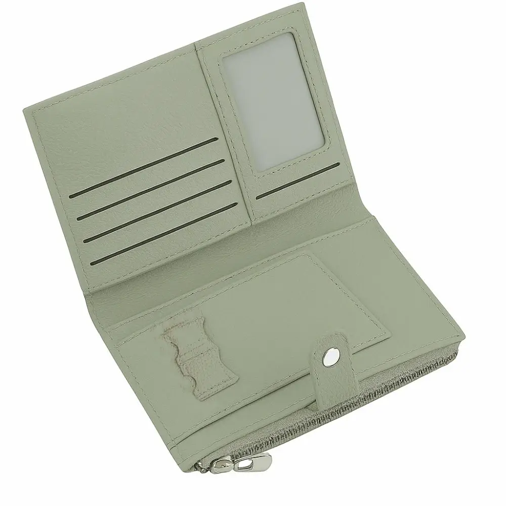 

Кожаный кошелек для паспорта с карманом на молнии, кожаный материал, несколько слотов, кошелек с блокировкой RFID, держатель для паспорта с блокировкой RFID